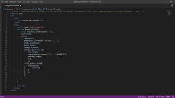 Parse an URL | JavaScript