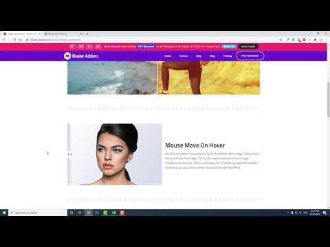 Image Comparison Widget Designed with Master Addons for Elementor