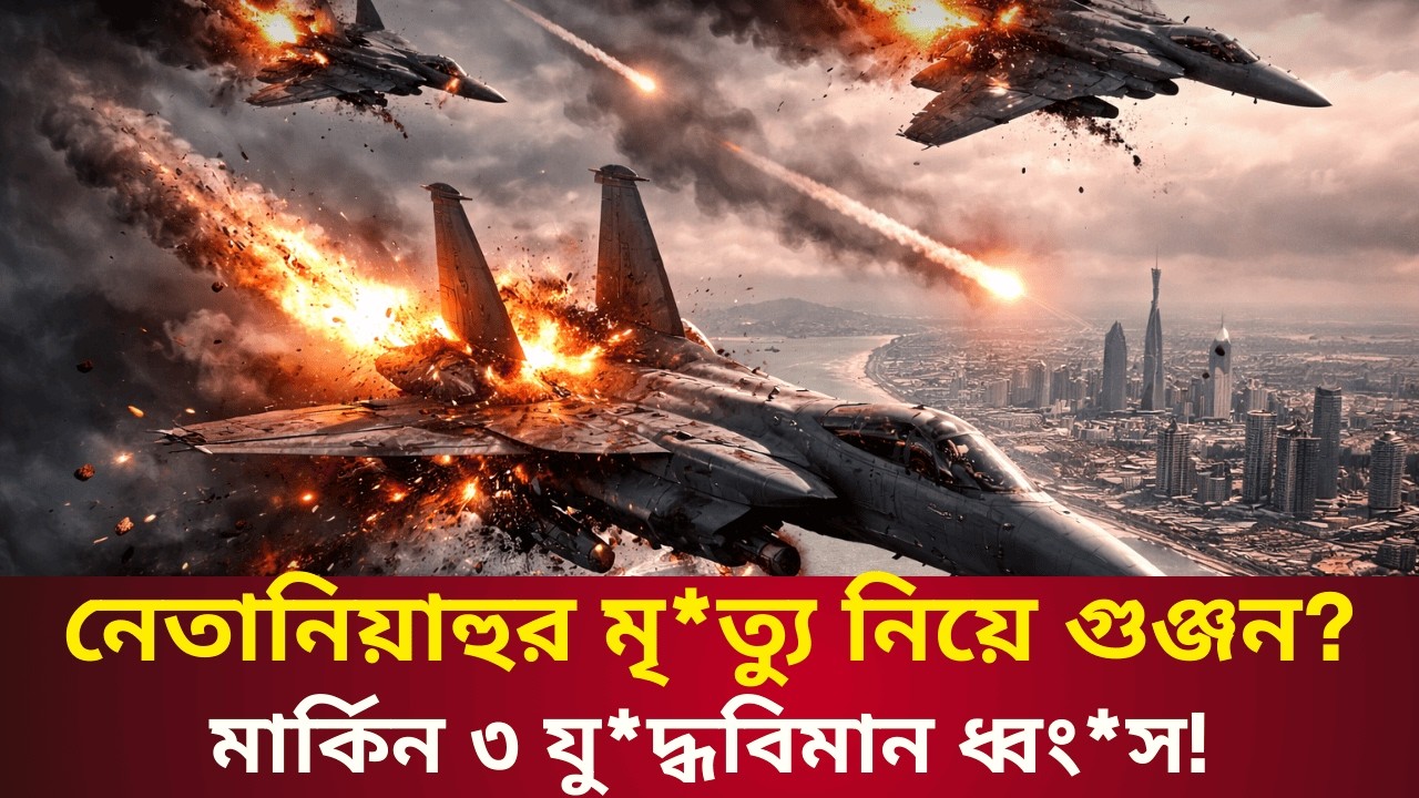 ইস*রাইলের ওপর ই*রানের ক্ষে*পণাস্ত্র বৃষ্টি, মৃ*তের সংখ্যা বাড়ছে! || Talk With Siraj #netanyahu #usa