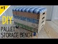 Build a Stackable Pallet Crate Storage Bench - Part 1 of 2 Build a Stackable Pallet Crate Storage Bench - Part 1 of 2