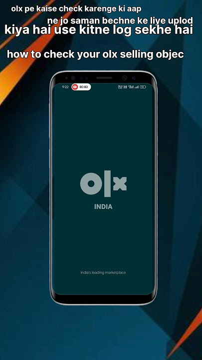 how to check your olx selling object olx pe jo saman becha hai kaise check kare ki use kita log dekh