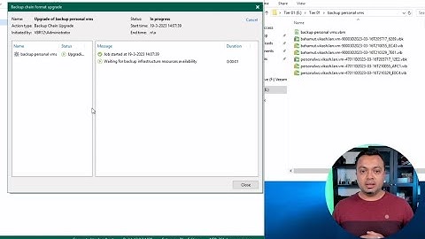 Upgrade Backup Chain Format after upgrading to Veeam Backup and Replication V12