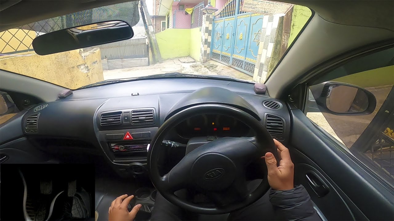 Driving On Crazy Narrow Road With Sharp Turns