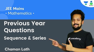 Previous Year Questions | Sequence & Circle | JEE Mains | Mathematics | Rank Up | Chaman Lath