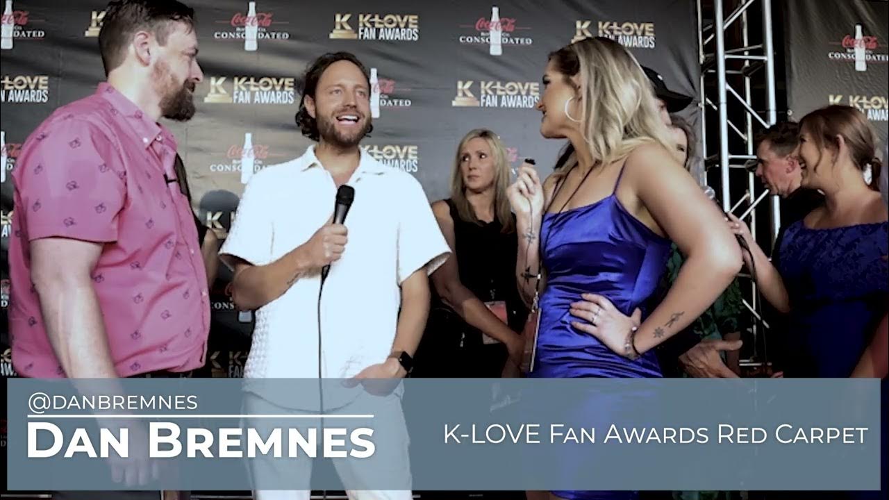 Dan Bremnes on the 2023 KLOVE Awards Red Carpet YouTube