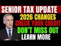 Canada S 2026 Senior Tax Credits Most Canadians Are Losing Thousands Without Knowing