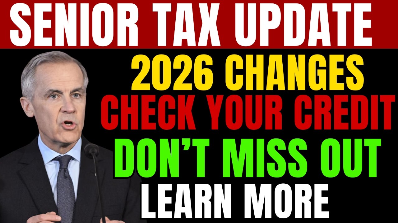 🚨 Canada's 2026 Senior Tax Credits — Most Canadians Are Losing Thousands Without Knowing!