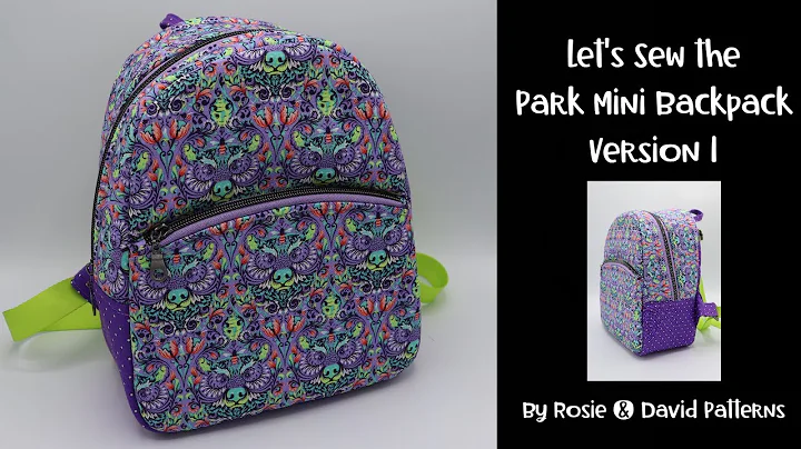 Let's Sew the Park Mini Backpack-Version 1 by Rosi...