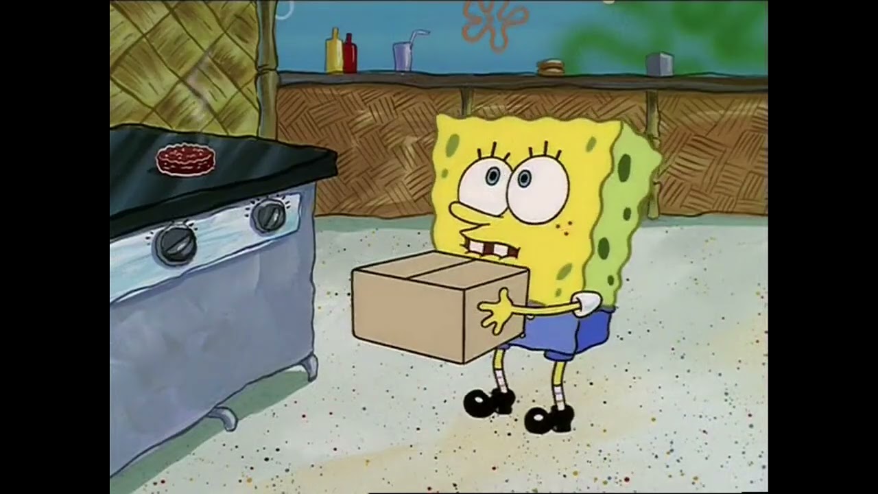 SpongeBob - Delivery! Did you order 20 cases of ripped pants? (READ DESCRIPTION)