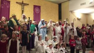 Christmas Program 2016 - children singing Joy to the World