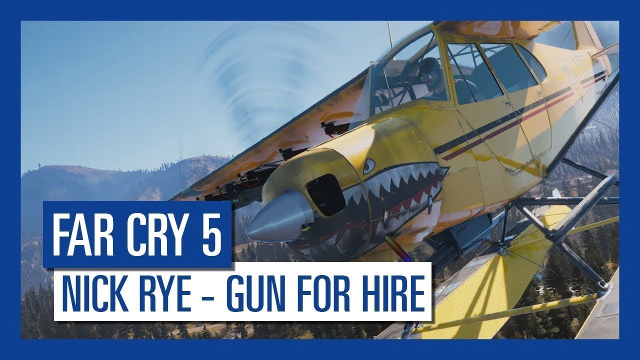 Far Cry 5 - Character Spotlight, Gun For Hire: Nick Rye - YouTube