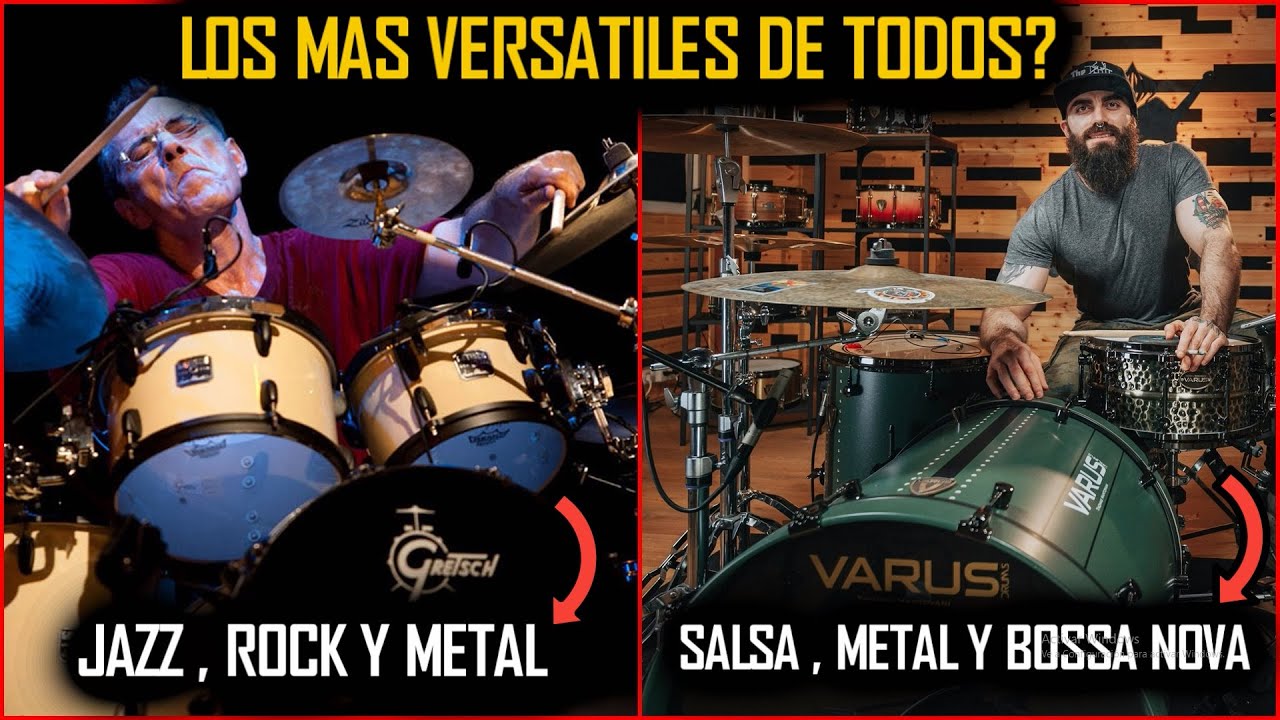 5 Bateristas Versatiles Que Pueden Tocar Cualquier Estilo Musical 👏