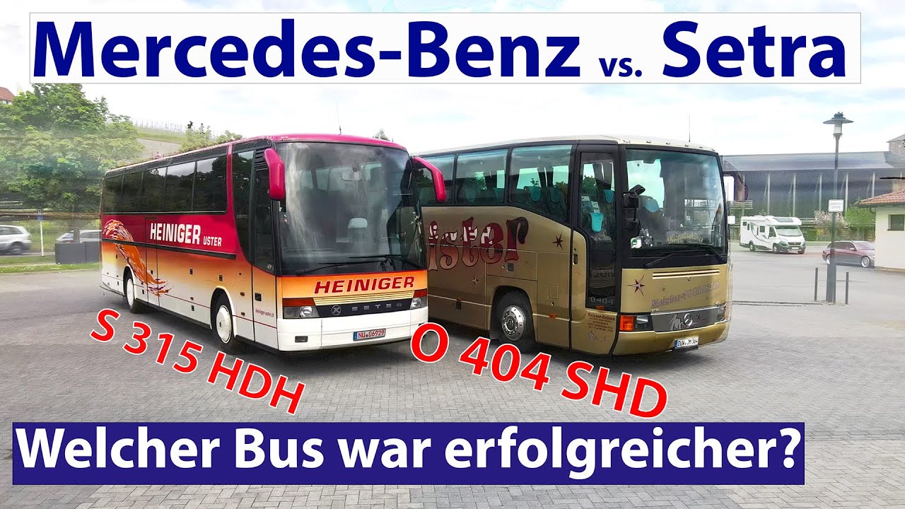 Setra vs. Mercedes-Benz - Zwei Klassiker werden 30!