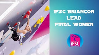 IFSC Briançon Lead Women Final | WorldCup Climbing