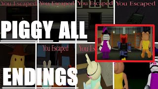 Piggy All Endings (Chapter 1-9) - Roblox