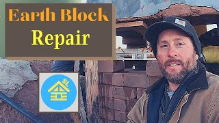 Compressed Earth Block Wall Repair