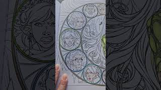 Critical Role Vox Machina Coloring Book - Progress