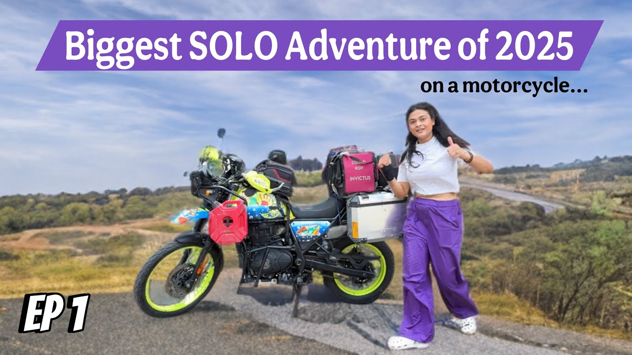 Ready for my biggest SOLO Motorcycle expedition | RiderGirl Vishakha🇮🇳
