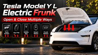Tesla Model Y L: Electric Frunk Soft Closing Motor & Unlock Sensor #frunk #modelyl screenshot 4