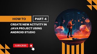 How to create new activity in Java project using Android Studio