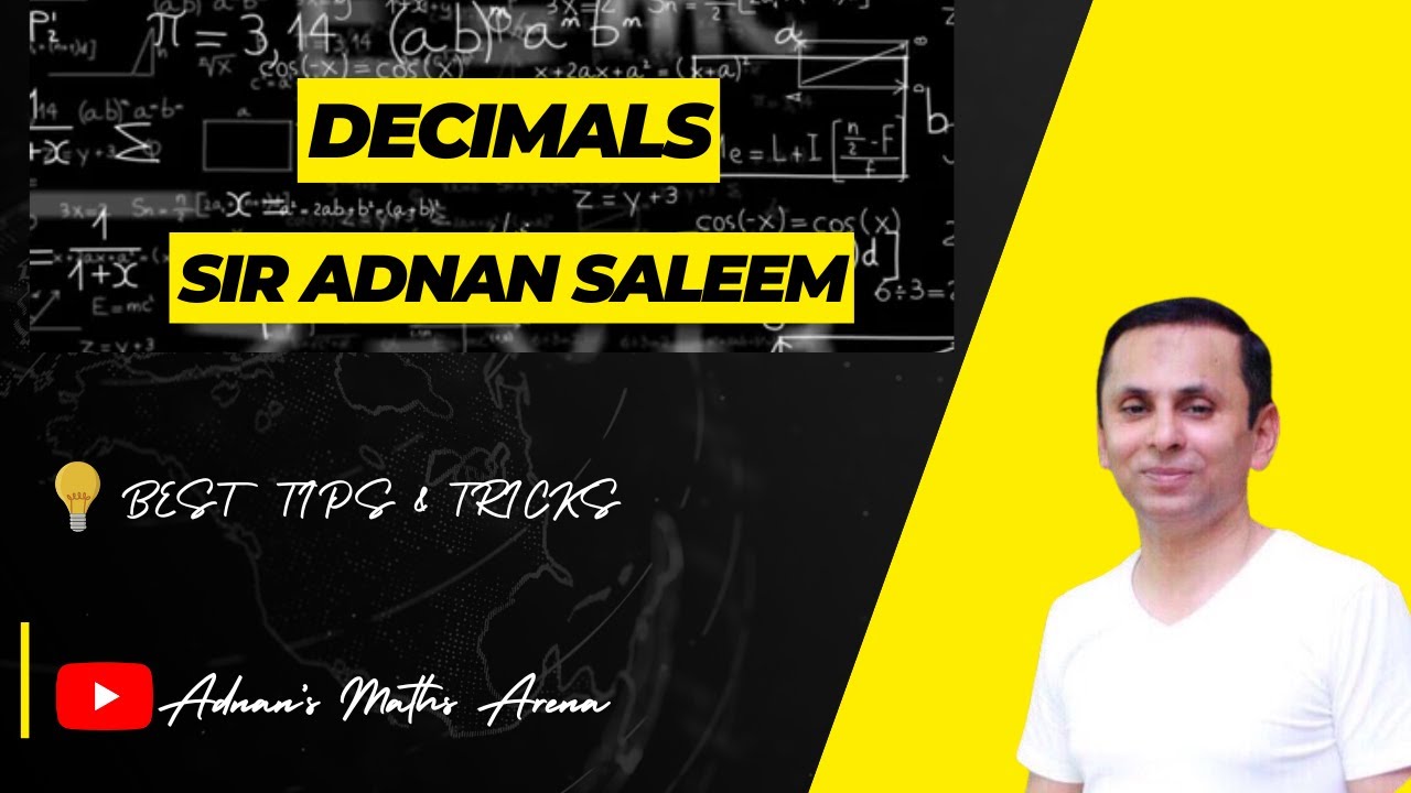 Decimals By Sir Adnan - Maths Pupil's book & Activity book-6 ( V-07 ...