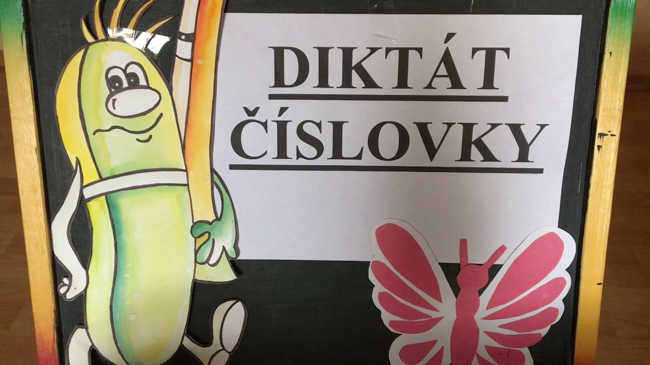 Diktát - číslovky