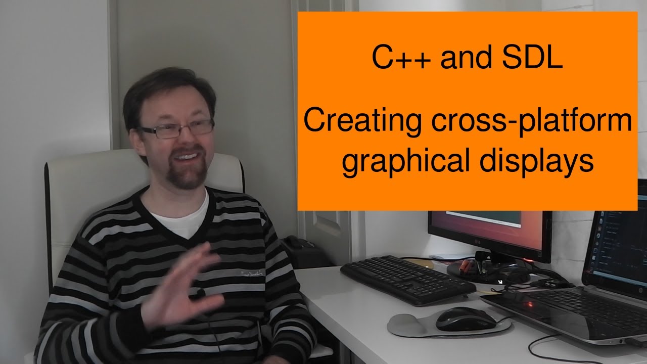 Cross-platform graphical display with C++ and the SDL library - YouTube