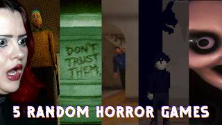 5 Random Horror Games | A Night Alone, Not Like Us 2, Friend Within, Game Over &amp; Motel