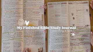 My Finished Bible Study Journal