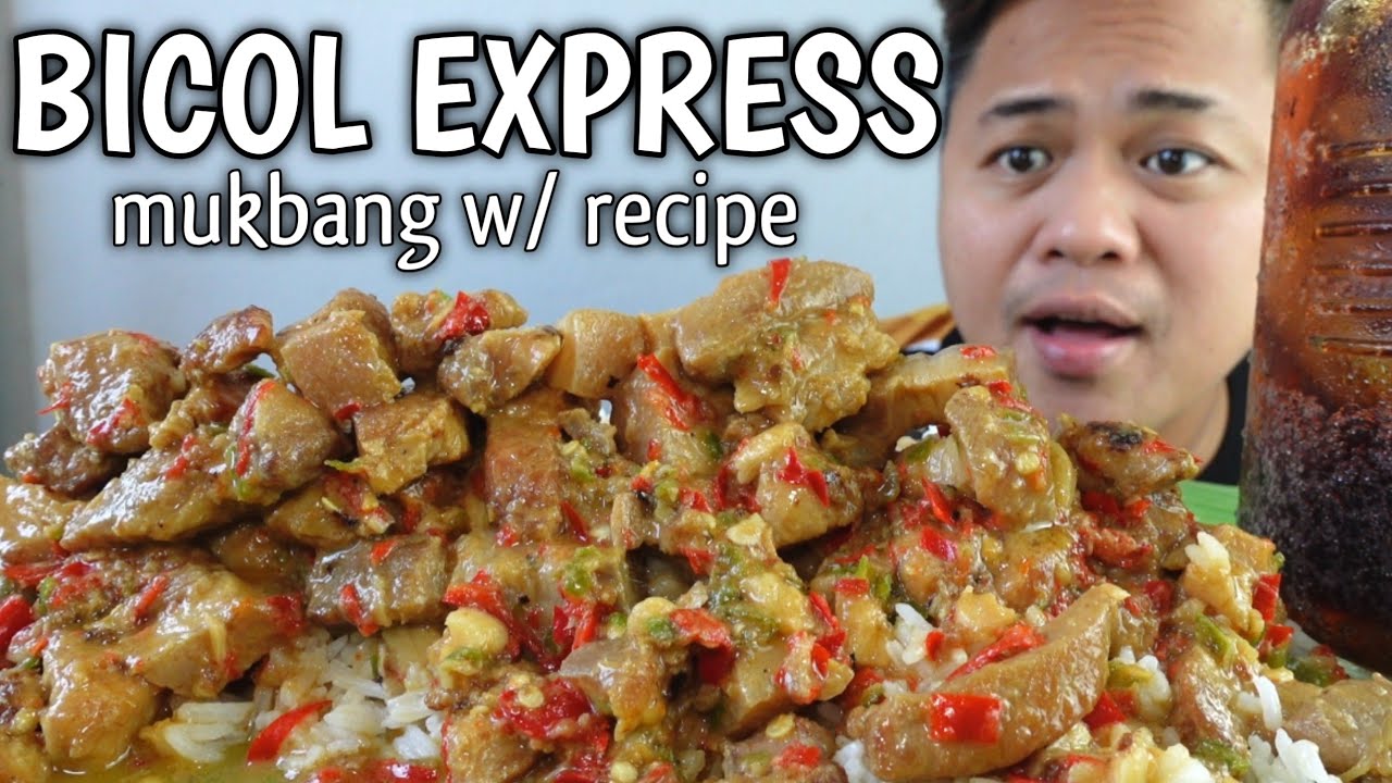 BICOL EXPRESS | INDOOR COOKING | MUKBANG PHILIPPINES - YouTube