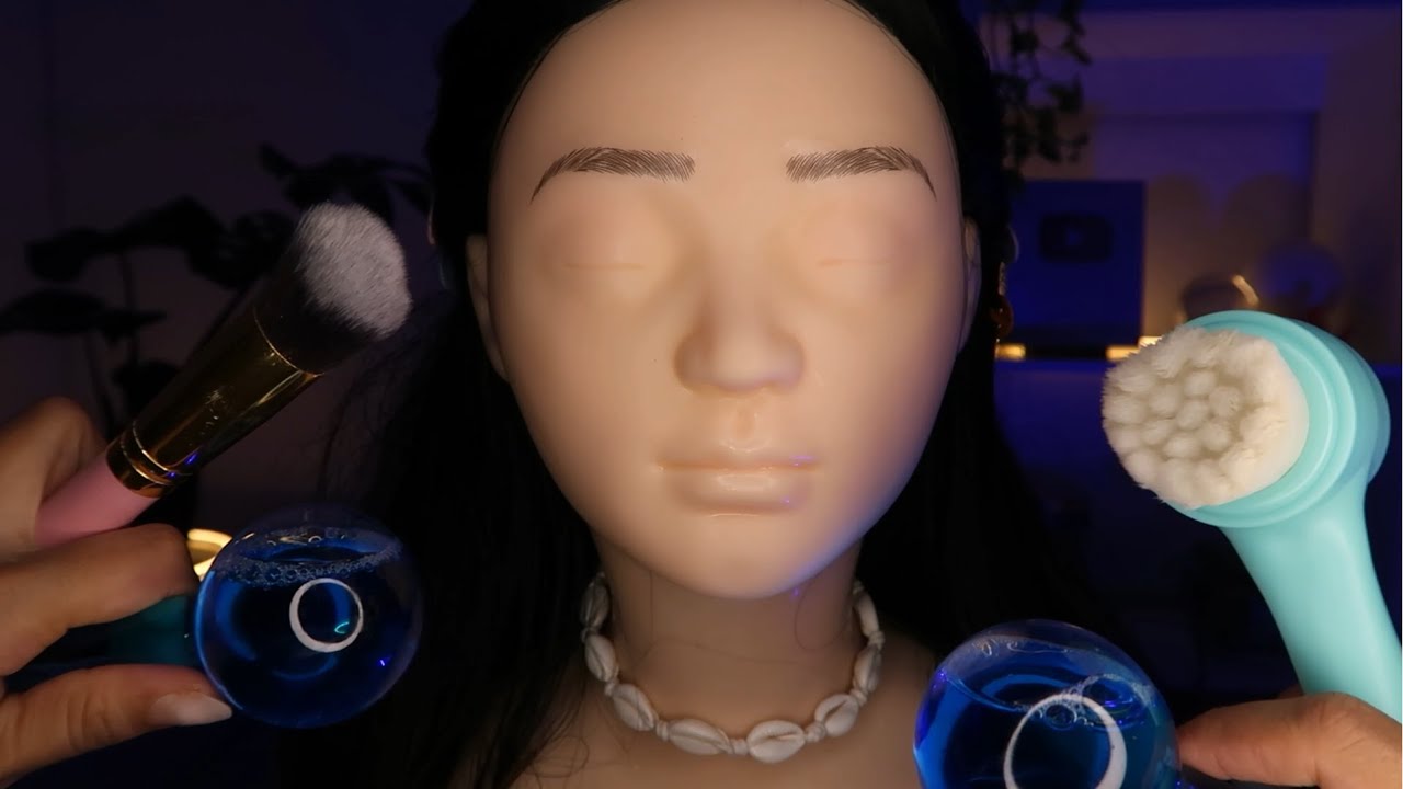 ASMR | Skincare Glow UP ✨ | SPA do sono 🌸🍃