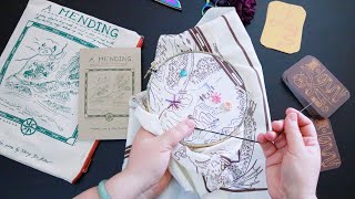 Learn hand sewing while you play a game?! - collab with A Mending