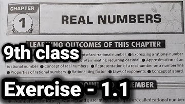9th class || Maths || 1.Real Numbers chapter || Exercise - 1.1 || all sums in HD quality.
