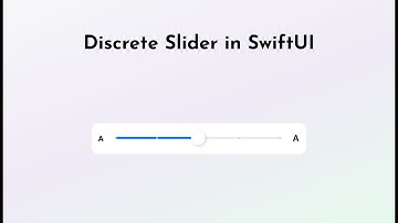 Discrete Slider with snapping tick marks in SwiftUI