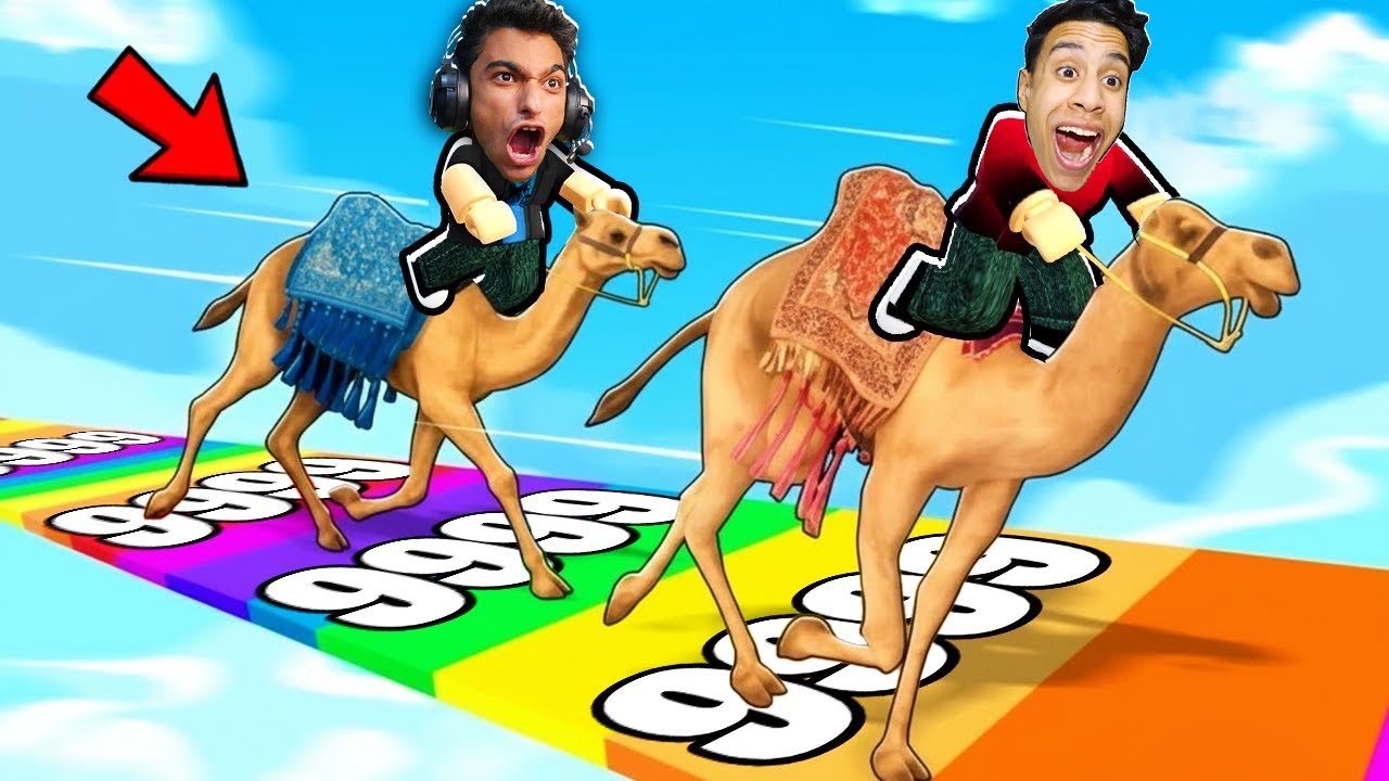 اول شخص يصل لنهاية السباق يفوز 10,000$ التحدي الاقوي ضد عبدة ماندو( سباق الجمال )..!! 🔥😱