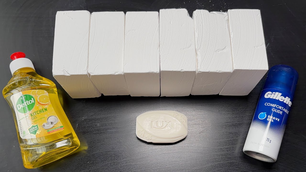 Gym Chalk Water Crush & Reforming 3 Ways 🤍 Guess the Texture Outcome! #zinniagymchalk