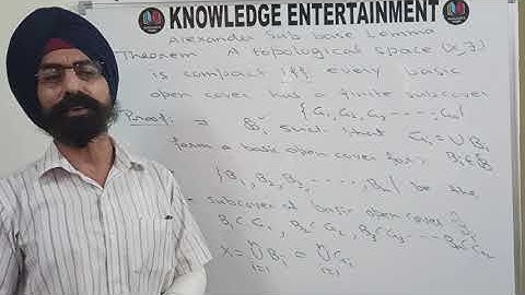 Topology: Compact spaces; Part 2