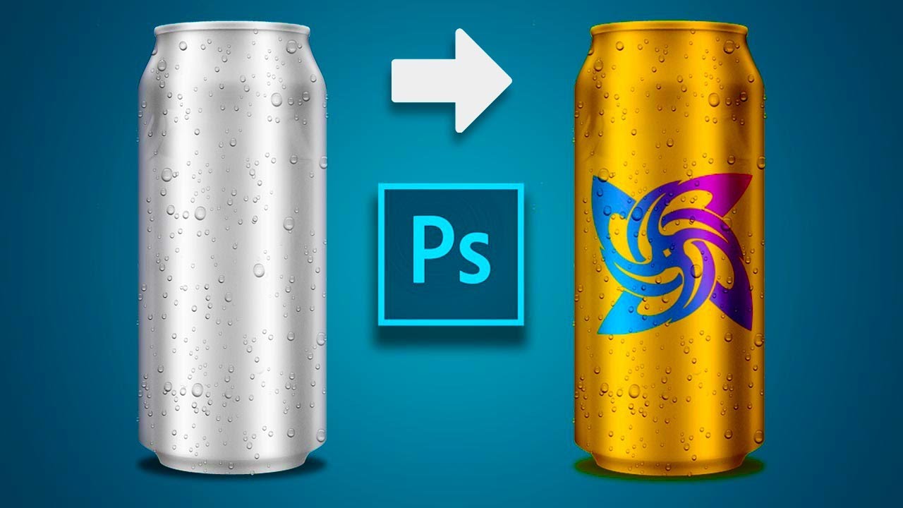 How to Place Your Design onto a Can Image in Photoshop