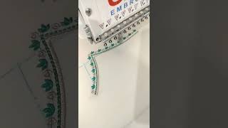 ume embroidery machine design for front neck design