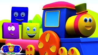 บ็อบรถไฟ - นั่งสี เพลง + เพิ่มเติม วิดีโอเพื่อการศึกษาและเพลงกล่อมเด็ก