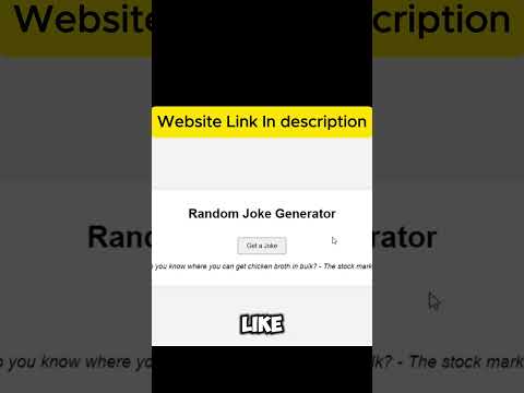 Joke generator in