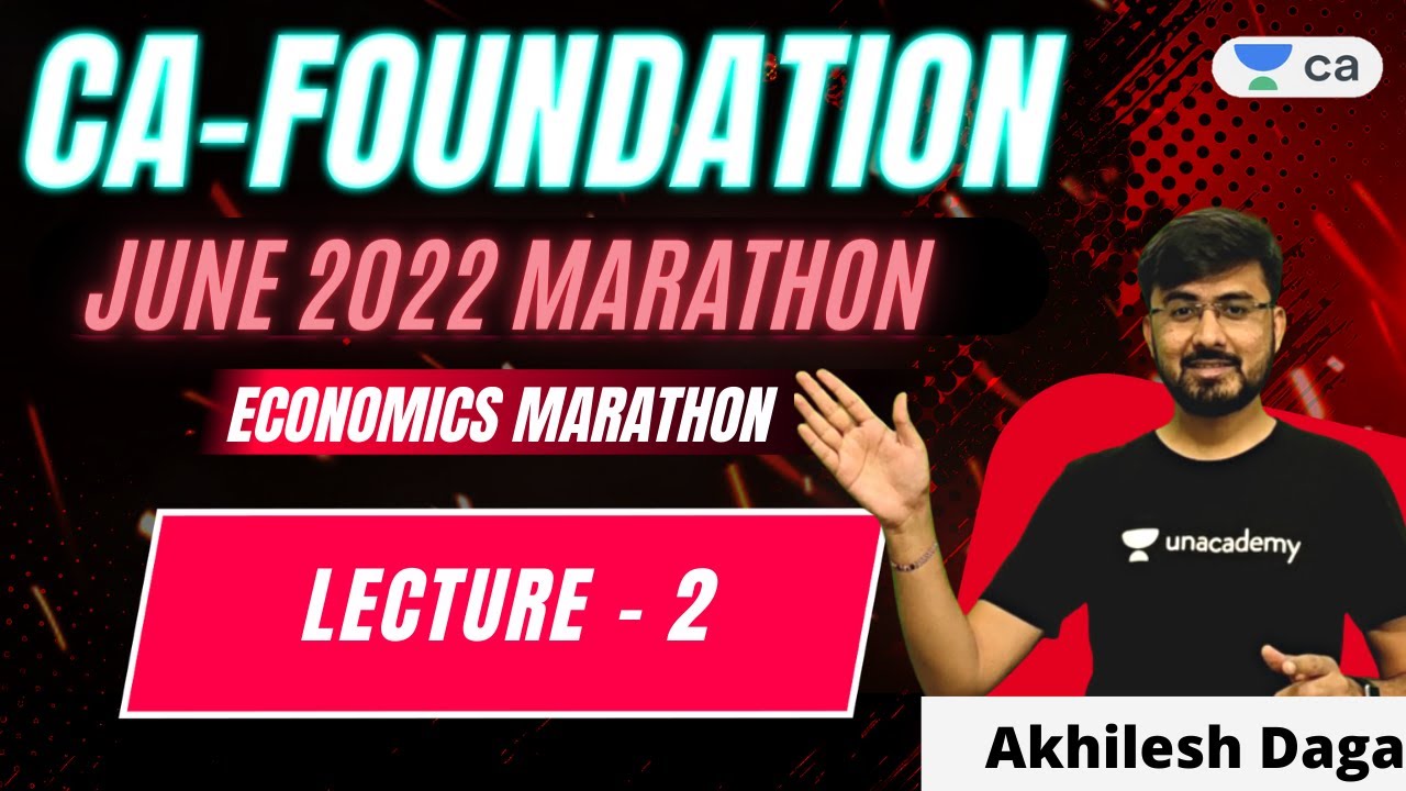 L2 | CA Foundation June 2022 Marathon | Akhilesh Daga | CA Foundation Pro