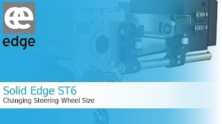 Solid Edge ST6 - Changing steering wheel size Profile