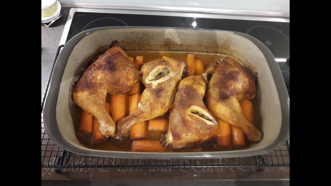 Hähnchenkeulen mit Backkartoffeln mit Pampered Chef®