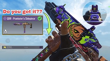 Do you claim **Free** QXR-Prankster’s Sidepiece??🔥🔥Best QXR Gunsmith🩷CODM MP RANKED GAMEPLAY