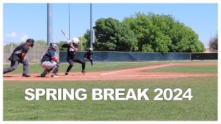 Busy Week of Spring Break and Baseball Tournament Games!!!