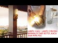 Cara Membuat Lampu Dinding / Lampu Hias dari Botol Kaca dan Paralon - DIY Making Wall Lamp