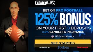 My first deposit and first bets (made two) on the BetUS site