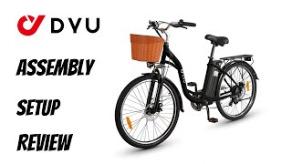 DYU Electric City Bike Review - Assembly - Review - Test Ride