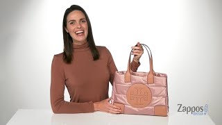 Tory Burch Ella Satin Mini Puffer Tote SKU: 9479759 - YouTube